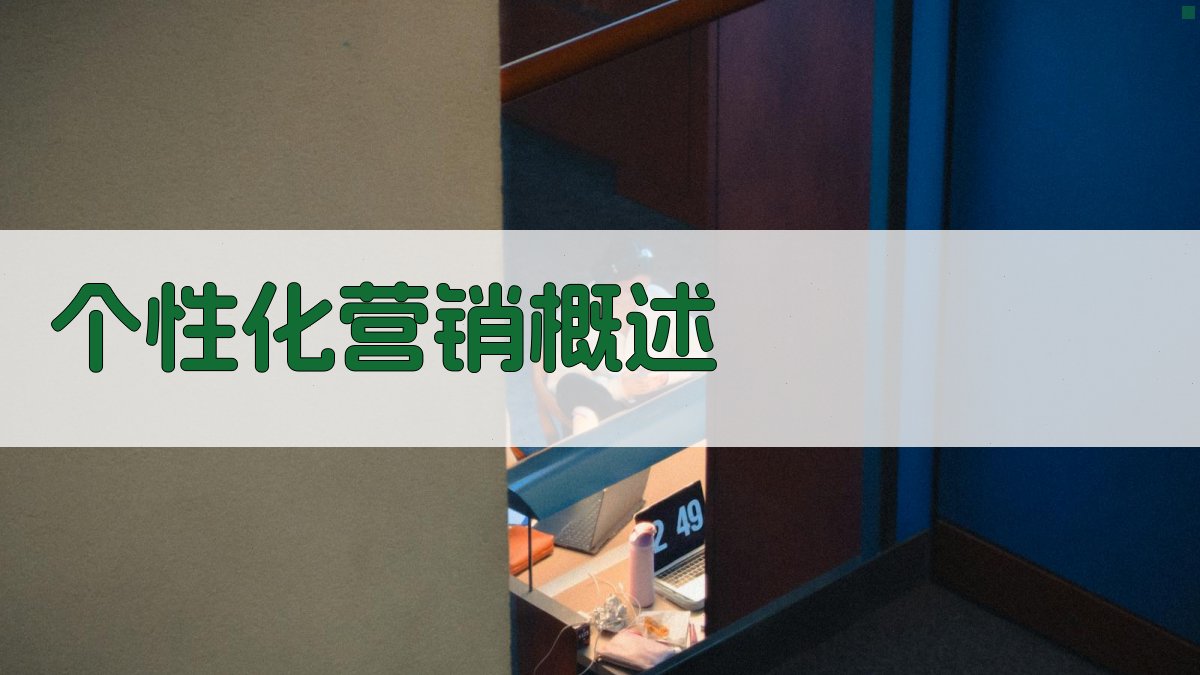 个性化营销概述 图1