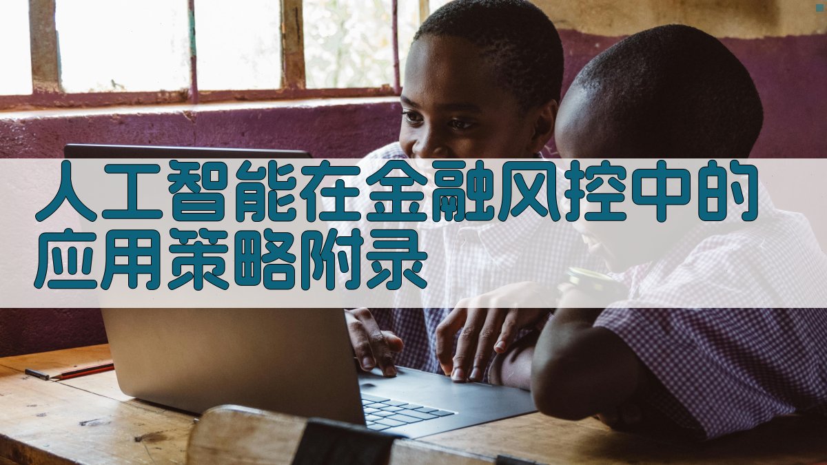 人工智能在金融风控中的应用策略 · 附录 图4