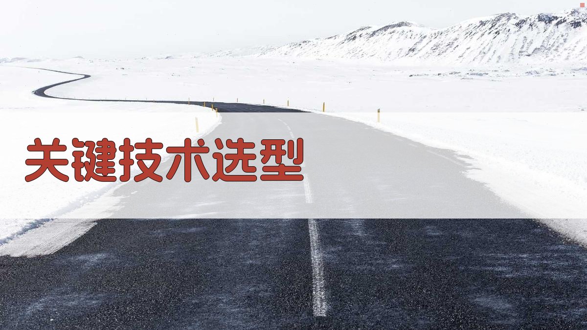 关键技术选型 图1