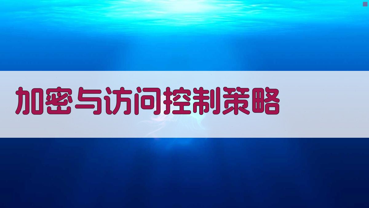 加密与访问控制策略 图3