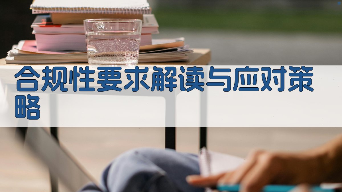 合规性要求解读与应对策略 图3