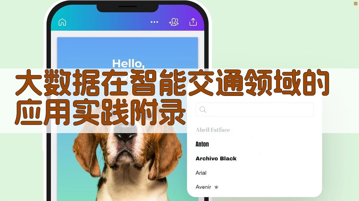 大数据在智能交通领域的应用实践 · 附录 图4