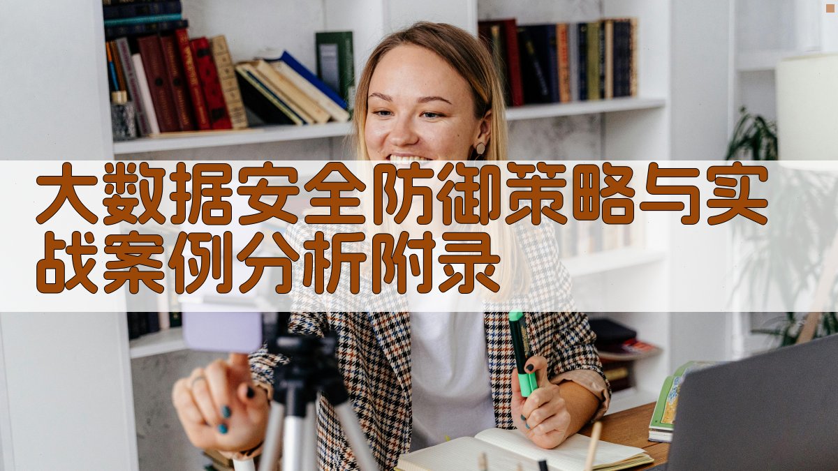 大数据安全防御策略与实战案例分析 · 附录 图3