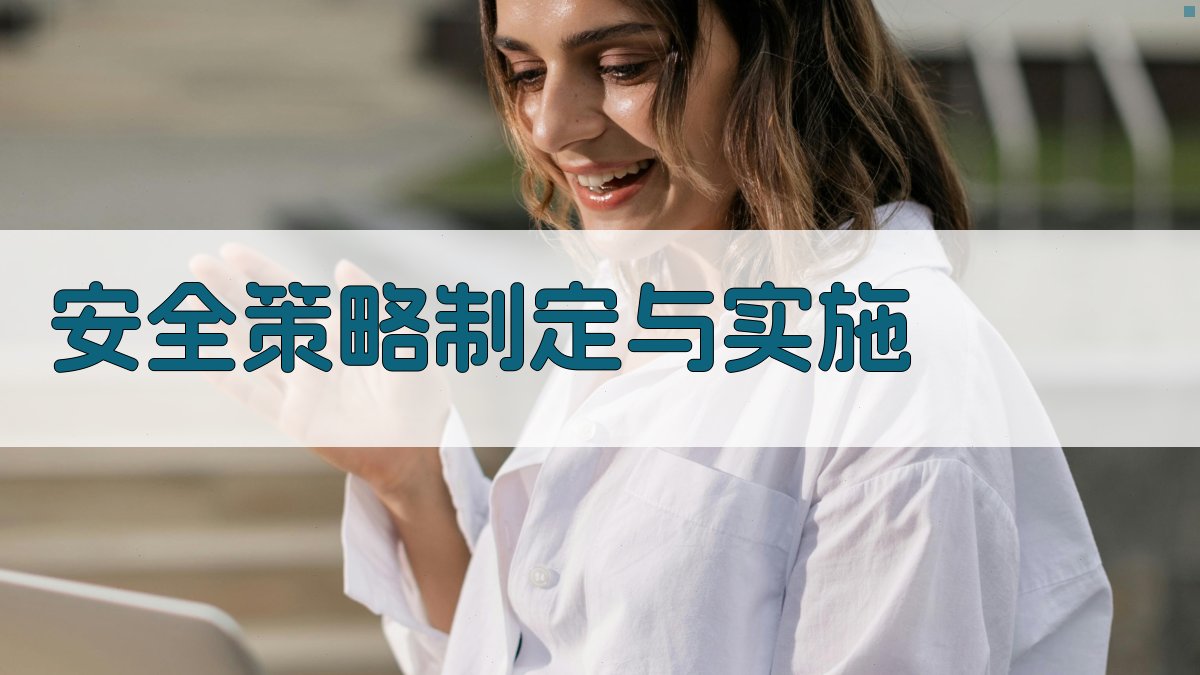 安全策略制定与实施 图3