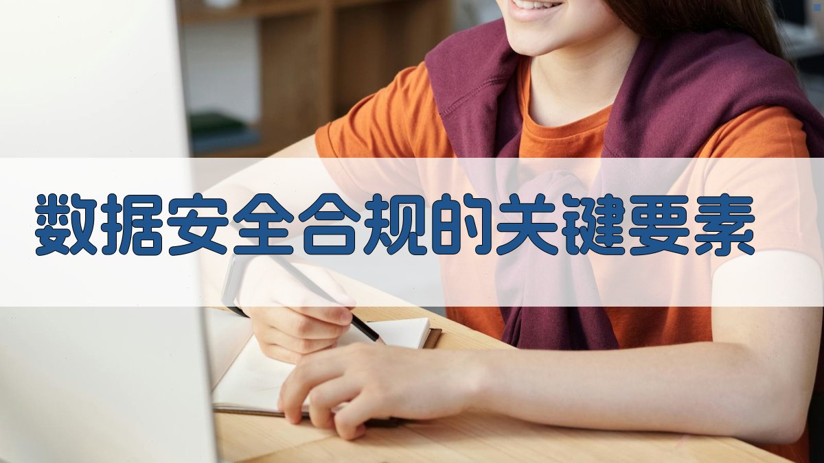 数据安全合规的关键要素 图1