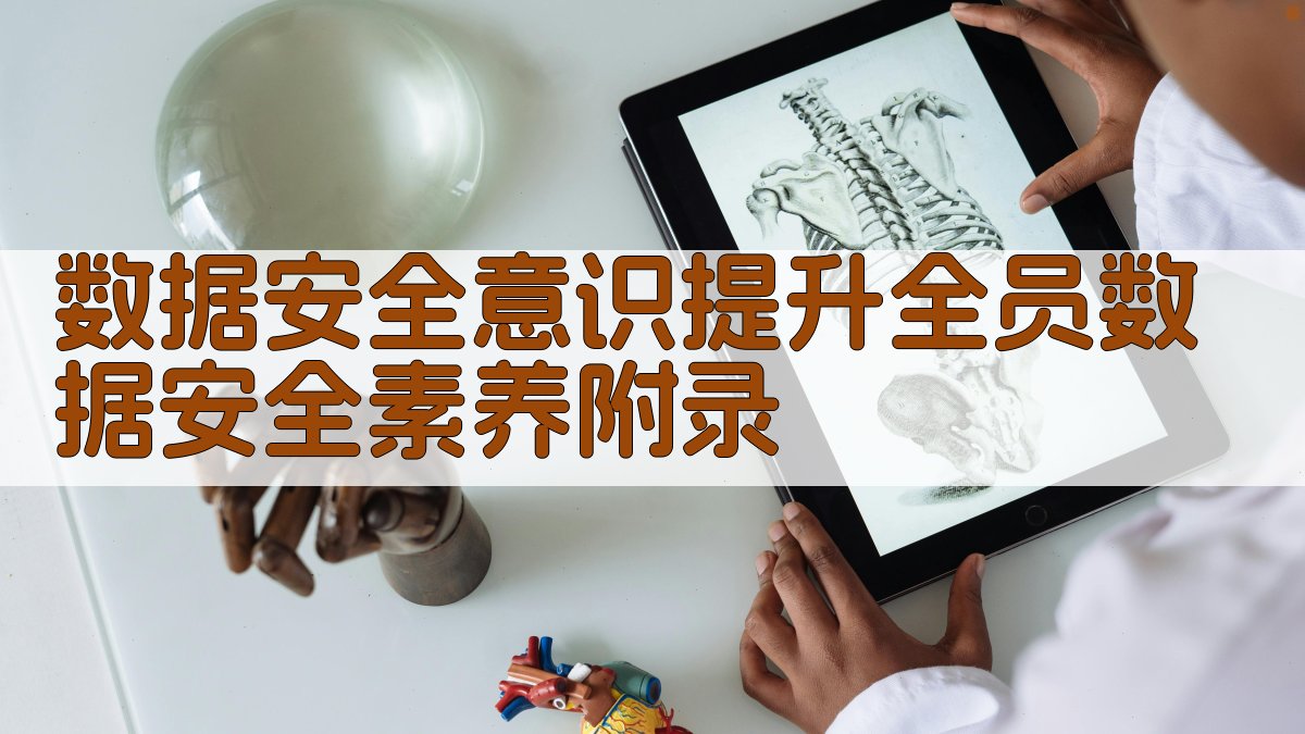 数据安全意识提升全员数据安全素养 · 附录 图3