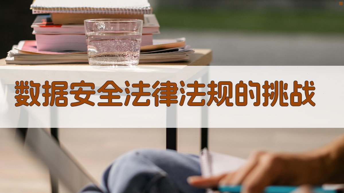 数据安全法律法规的挑战 图1