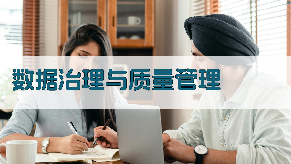 数据治理与质量管理 图3