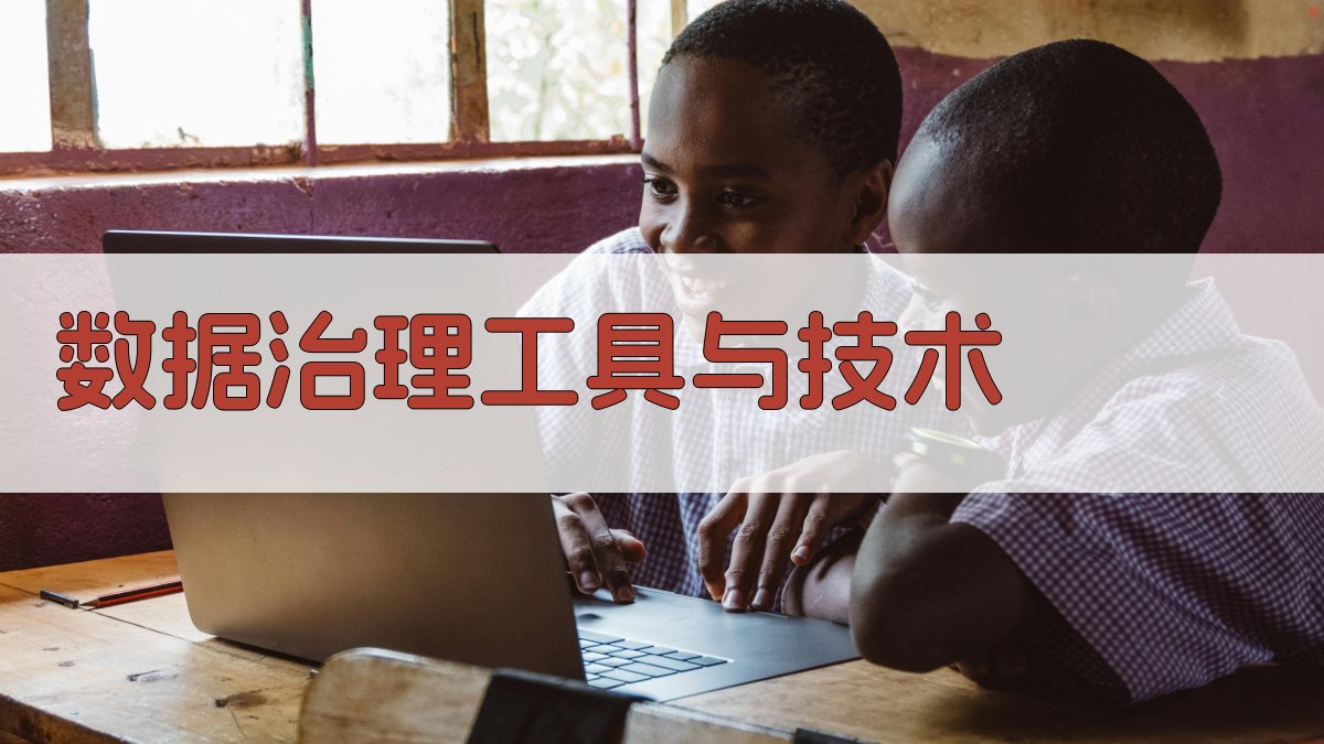 数据治理工具与技术 图3