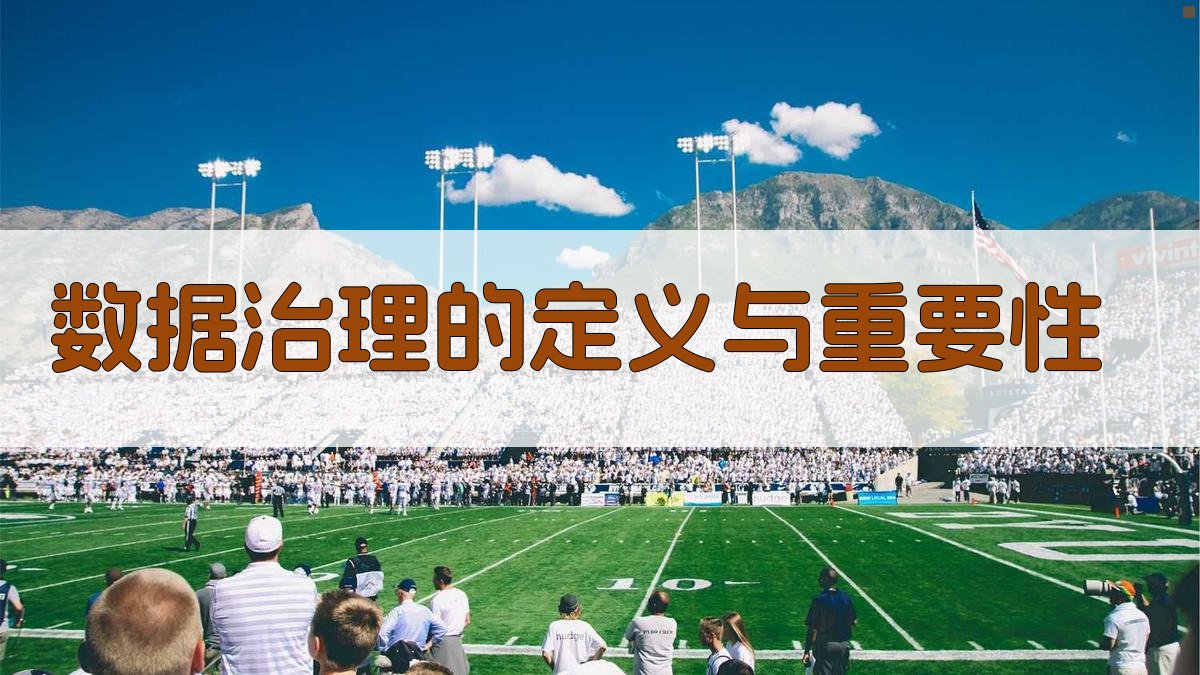 数据治理的定义与重要性 图1