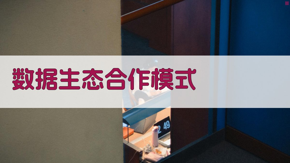 数据生态合作模式 图5