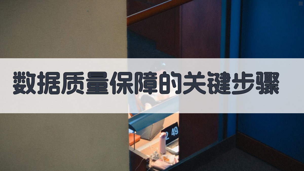 数据质量保障的关键步骤 图3