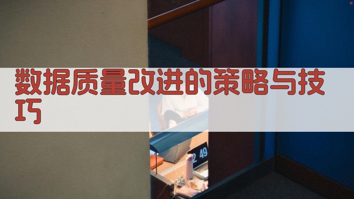 数据质量改进的策略与技巧 图2