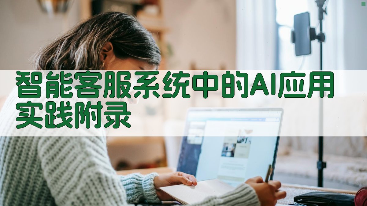 智能客服系统中的AI应用实践 · 附录 图5