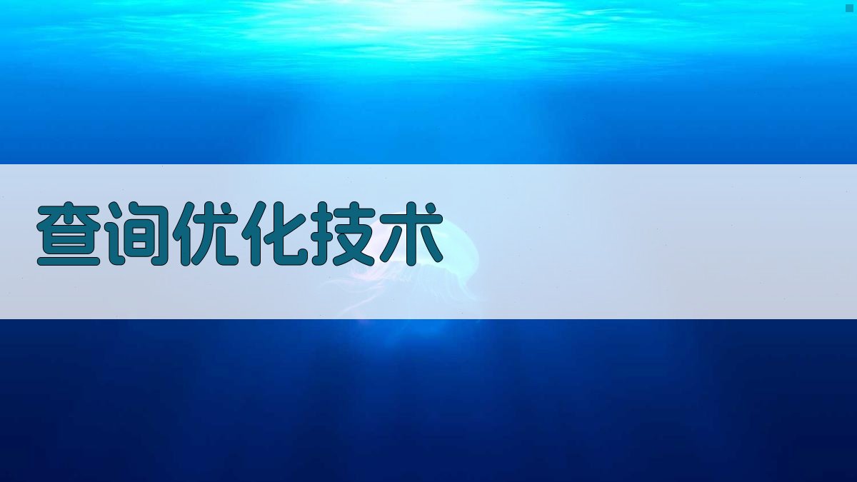 查询优化技术 图3