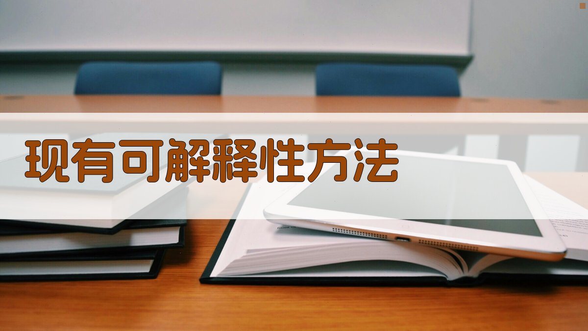 现有可解释性方法 图1