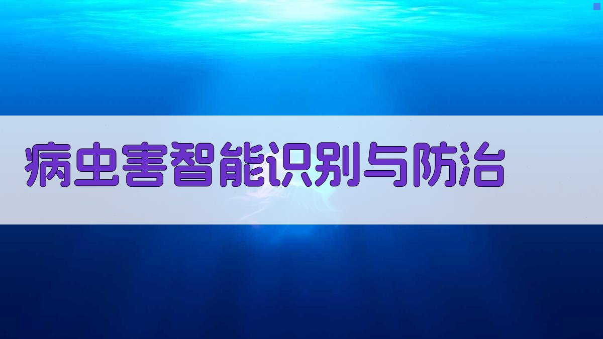 病虫害智能识别与防治 图4