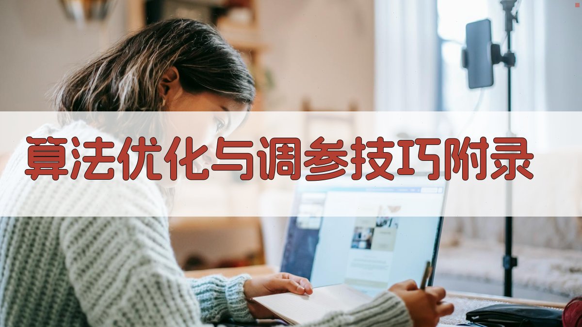 算法优化与调参技巧 · 附录 图4