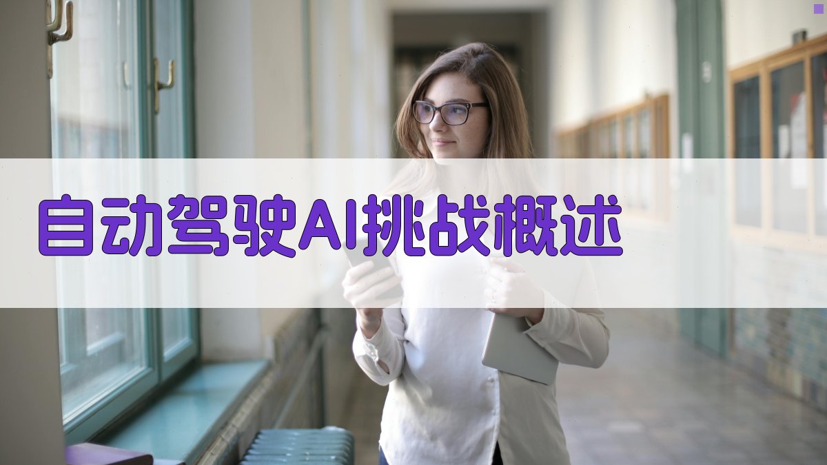 自动驾驶AI挑战概述 图1