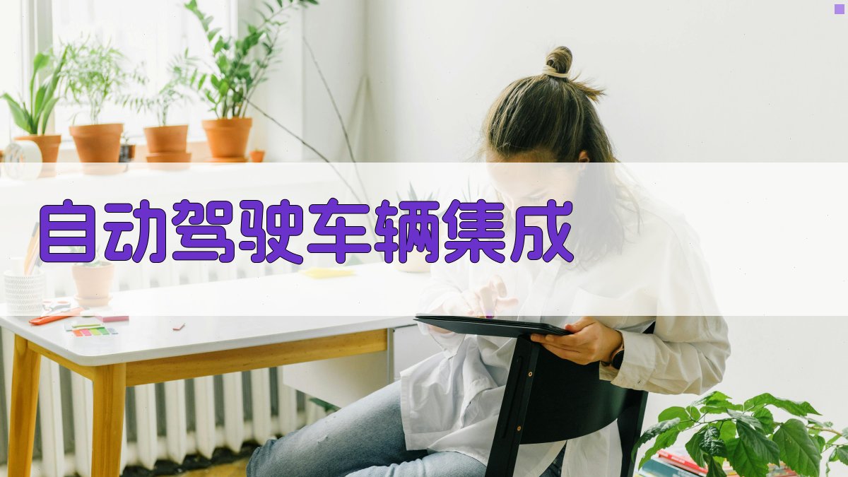 自动驾驶车辆集成 图2