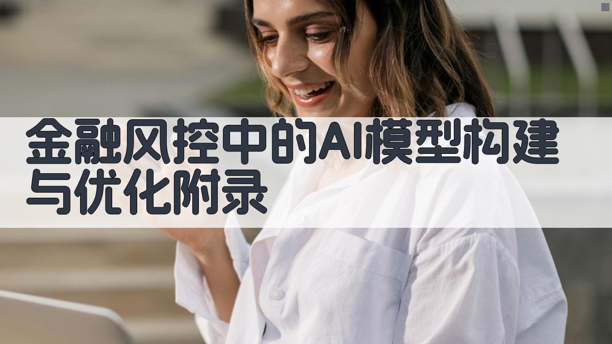 金融风控中的AI模型构建与优化 · 附录 图3